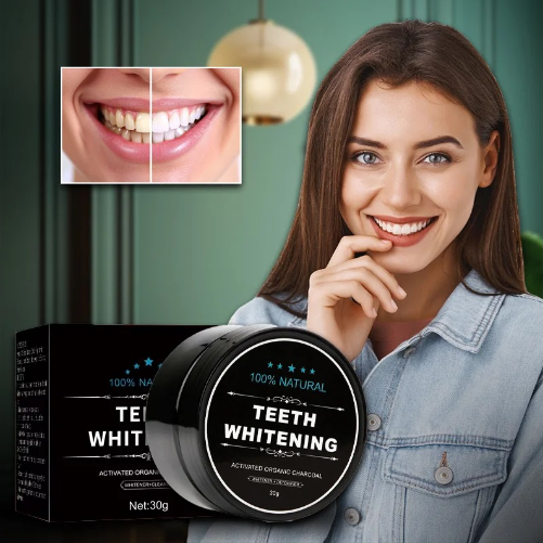 مبيض الأسنان بالفحم